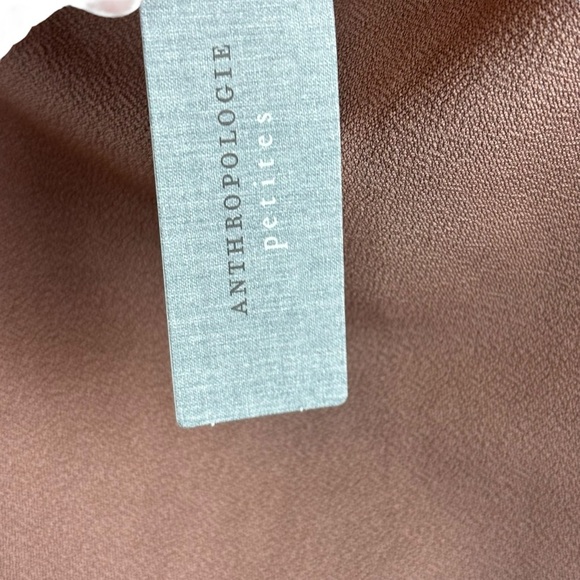 NWT Anthropologie The Maya Ruched Cowl-Neck Dress - Medium Petite - Picture 6 of 13